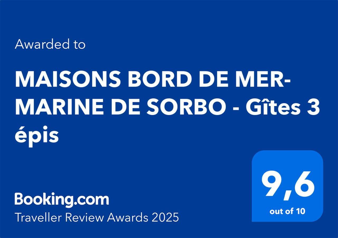 Maisons Bord De Mer- Marine De Sorbo - Gites 3 Epis Pinarellu  Exterior photo